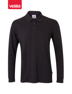 POLO M/LARGA NEGRO S