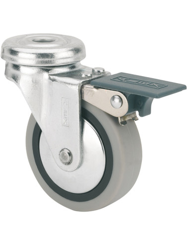 RUEDA TWIN LEX POLIAMIX-GOMA 60 MM