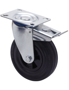 RUEDA GIR. TWIN LEX POLIAMIX-GOMA 125 MM 2