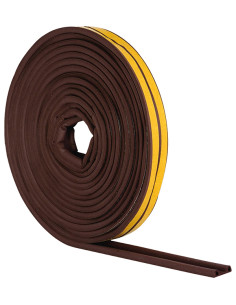 BURLETE CAUCHO TUBULAR MARRON 6MX9 MM 2