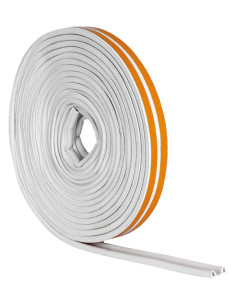 BURLETE CAUCHO TUBULAR BLANCO 6MX9 MM 2