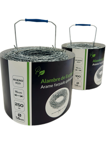 ALAMBRE ESPINO 15 CM R/250 1.6