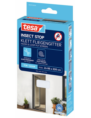 MOSQUITERA PUERTAS BLANCA 2X0,65X2,2