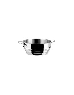 COCEDOR VAPOR CESTILLO INOX NOAH 20-22-24CM 2