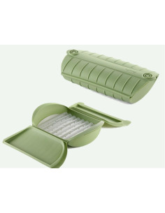 COCEDOR VAPOR MICROO C/BANDEJA + LIBRO 4 PERS. 27,5X21X8 2