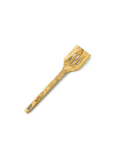 ESPATULA RANURAS MADERA OLIVO 30 CM 2