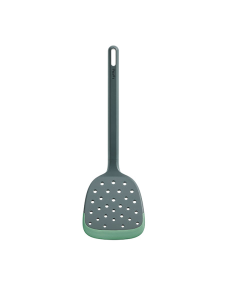 ESPATULA RANURADA COCINA SILICONA
