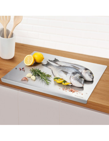 TABLA CORTAR ACERO INOXIDABLE GRANDCHEF 45X35 CM