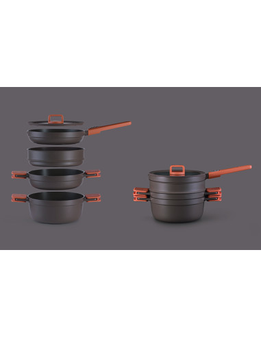 SET COCINA COMPAC 5 PZAS 24 CM