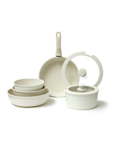 BATERIA COCINA WHITE 8 PZAS