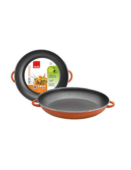 PAELLERA ESMALTE ORANGE 34 CM