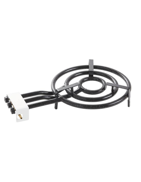 PAELLERO TUBO GAS BUTANO 3 FUEGOS 45 CM