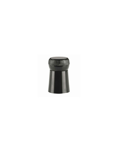 TAPON CHAMPAN PLASTICO NEGRO