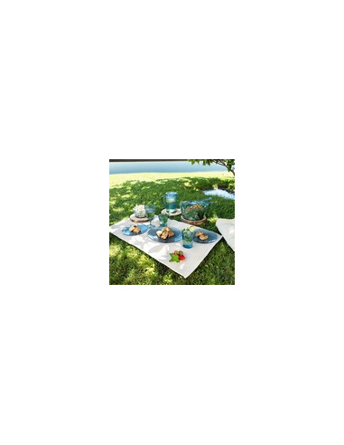 PLATO POSTRE PS AZUL SUNSET 19 CM