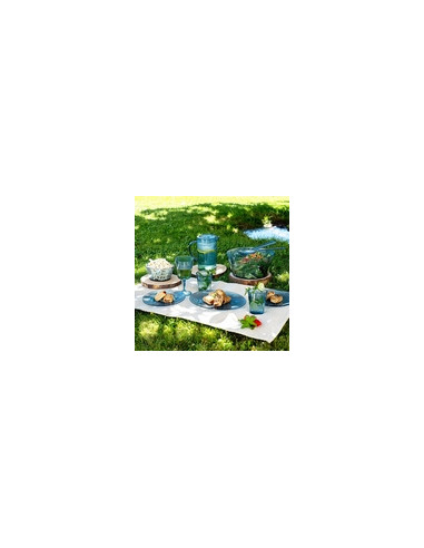 PLATO POSTRE PS AZUL SUNSET 19 CM
