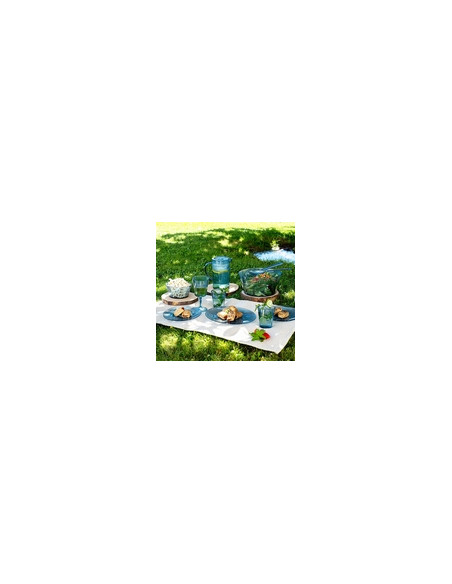 PLATO POSTRE PS AZUL SUNSET 19 CM