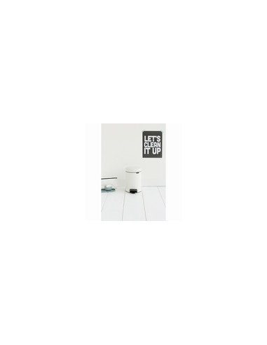 CUBO BAÑO PEDAL BLANCO NEWICON 3 L