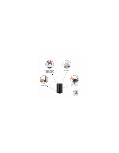 CUBO BAÑO PEDAL NEGRO MT NEWICON 3 L
