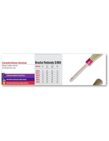 BROCHA PRENSADA 6 22 MM