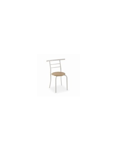 MESA + 2 SILLAS BLANCO 61X55X77
