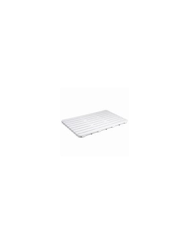 TARIMA DUCHA POLIPROPILENO BLANCA 80X50 CM