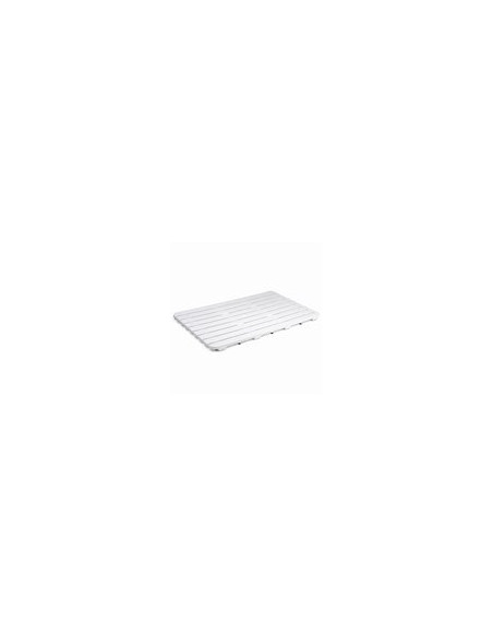 TARIMA DUCHA POLIPROPILENO BLANCA 80X50 CM