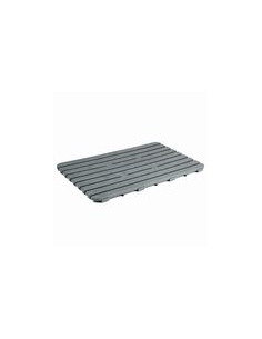 TARIMA DUCHA POLIPROPILENO GRIS 80X50 CM 2