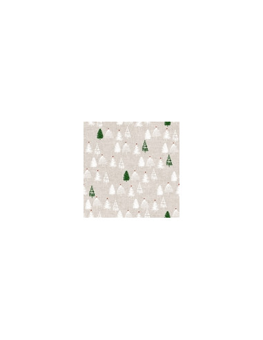 MANTEL ANTIMANCHAS NAVIDAD LAPONIA 140X250 CM