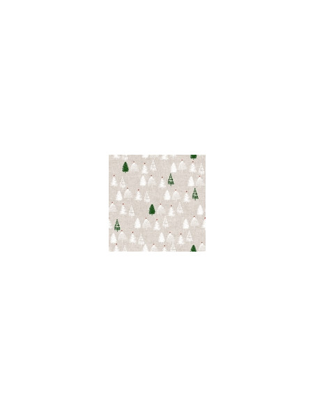 MANTEL ANTIMANCHAS NAVIDAD LAPONIA 140X250 CM