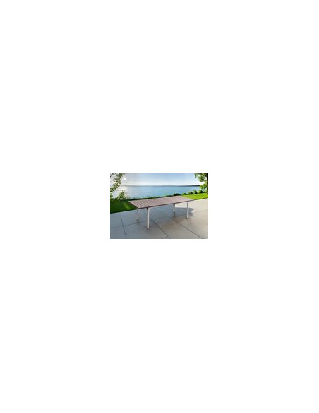 MESA EXT ACER/HDPE GENOVA 180X89.5X7