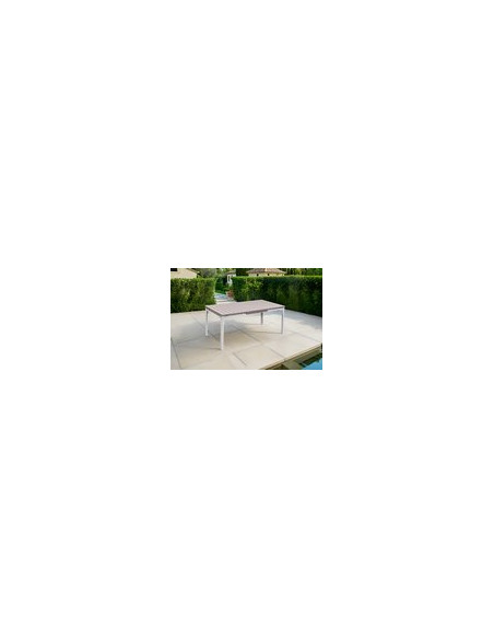 MESA EXT ACER/HDPE GENOVA 180X89.5X7