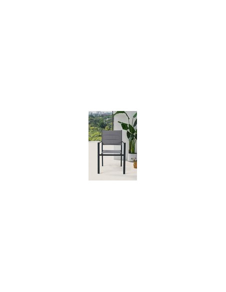 SILLON ALUM/TEXT ROMA 56.5X57.5X