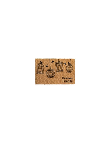FELPUDO COCO TRENZADO PANAMA 40 X 70 CM