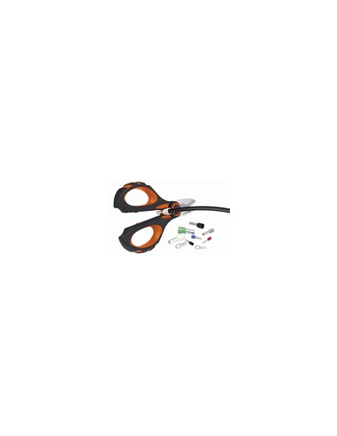 TIJERA ELECTRICISTA MULTI 3C C/FUNDA 16 CM