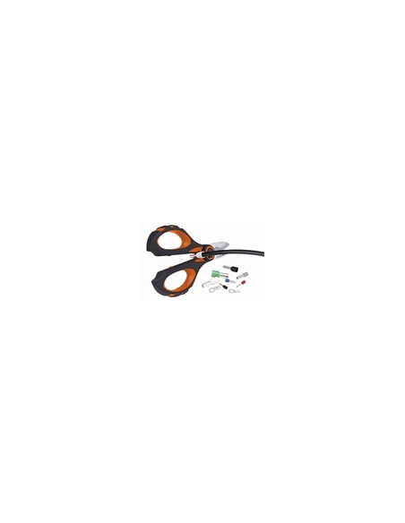 TIJERA ELECTRICISTA MULTI 3C C/FUNDA 16 CM