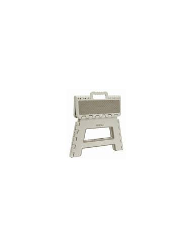 TABURETE MULTIUSO PLEGABLE CREMA 29X22X32CM