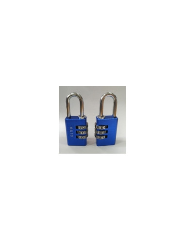 CANDADO COMB 3 NUM ALUM 30 MM