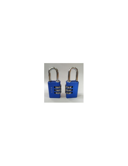 CANDADO COMB 3 NUM ALUM 30 MM