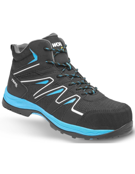 BOTA PIEL SP PUNTERA+PLANT AZUL 40