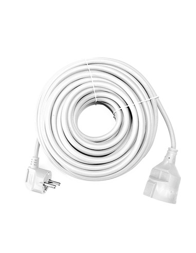 PROLONGADOR CABLE BLANCO 3G1.5 16A 3 M