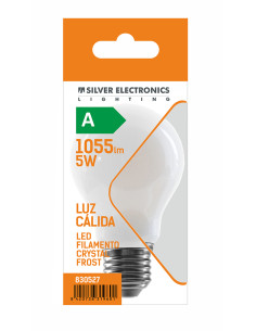 LAMPARA LED ESTANDAR CRYSTAL E27 LC 3000K 1055LM 5 W 2