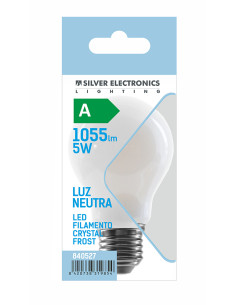 LAMPARA LED ESTANDAR CRYSTAL E27 LN 4000K 1055LM 5 W 2