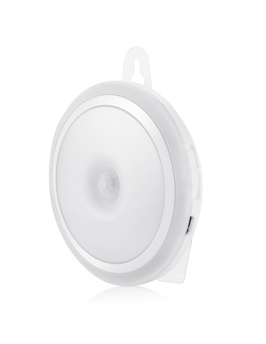 LUZ LED REDONDA SENSOR MOVIMIENTO USB 100X40X120