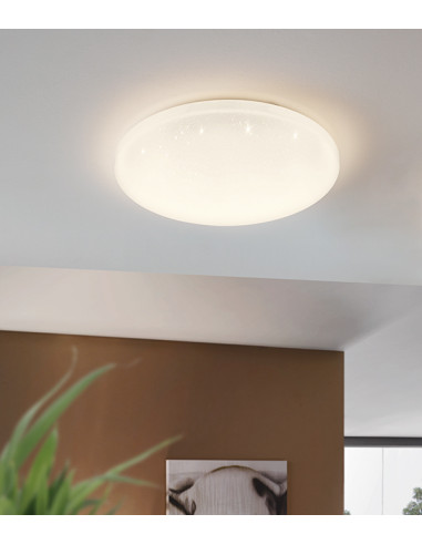 PLAFON LED 26CM 4000K EFECT CRIST POGLIOLAS 1300LM 12 W