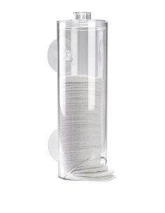 DISPENSADOR DISCOS DESMAQUILLA 7X7X21 CM