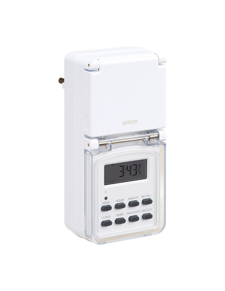 Programador digital exterior IP44 3600W 16A