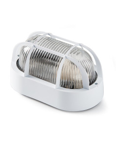 APLIQUE PARED OVAL BLANCO E27 60 W 2