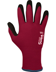 GUANTE NYLON NITRILO ROJO T.9 2