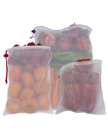 BOLSA POLYEST FRUTA/VERDURA 6UD