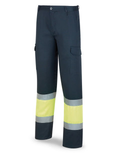 PANTALON A.VISIBILIDAD AMARILLO AZUL 40 2
